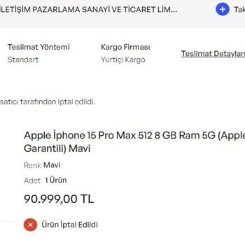 Stok Sorunu Ve Sipariş İptali: Müşteri Mağduriyeti