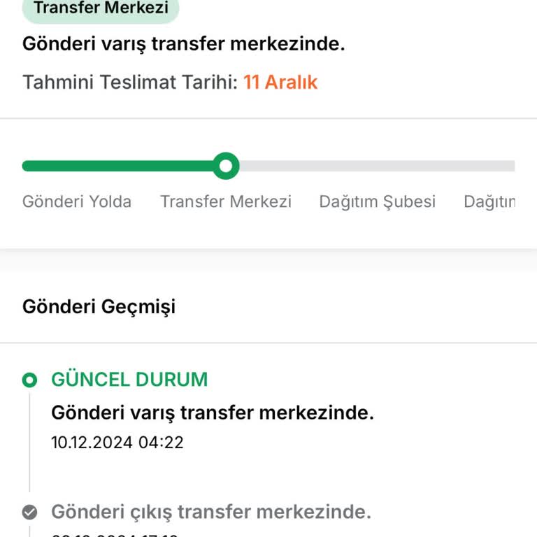 Aras Kargo İle İletişim Sorunu Ve Geciken Sipariş