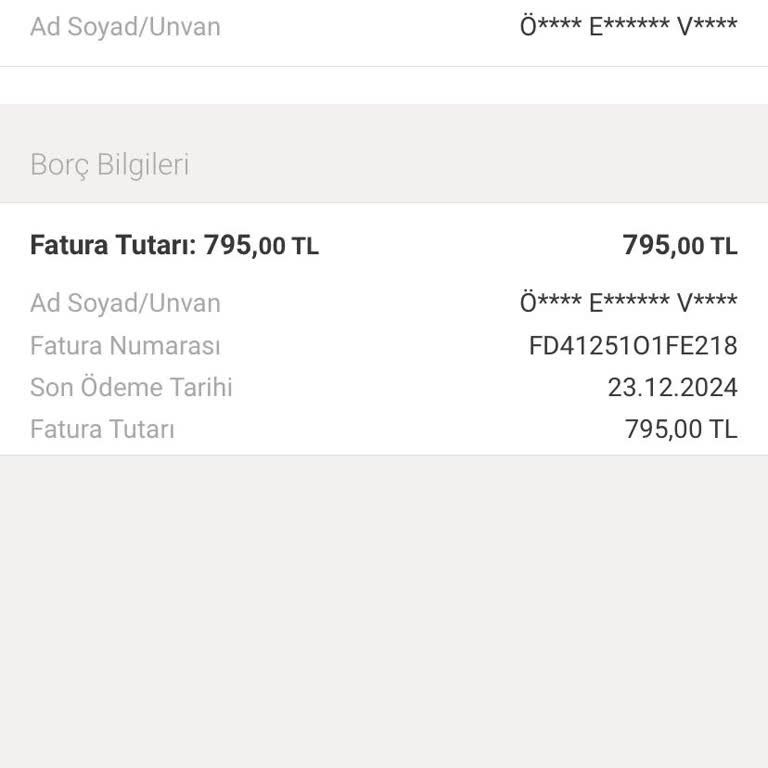 Yanlış Faturalandırma: 2 Günlük Kullanıma 795 TL Şoku