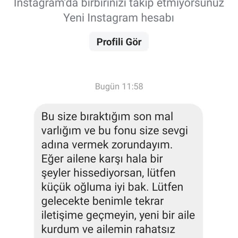Bilinmeyen Hesap Mesajı Ve Kişisel Bilgilerin Kullanımı