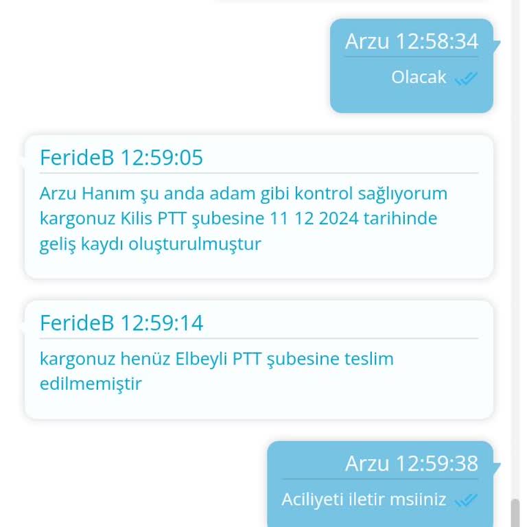 Kargo Teslimatında Yaşanan Gecikme