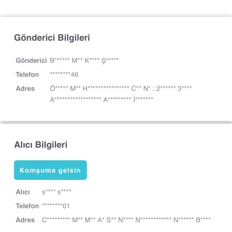 Kargo İadesi Hakkında Bilgilendirilmeden Yaşanan Sorun