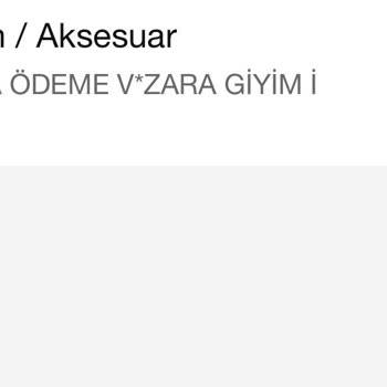 Zara'dan Sipariş Sorunu Ve Saygısız Müşteri Hizmetleri