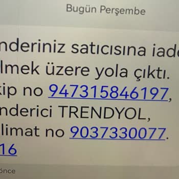 Bilgim Dışında İade Edilen Kargo