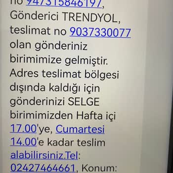 Bilgim Dışında İade Edilen Kargo