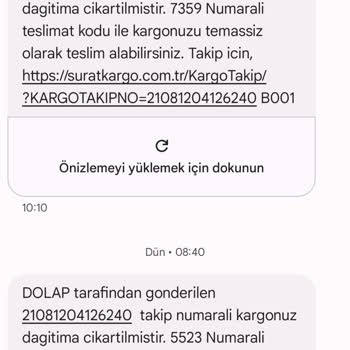 Sürat Kargo'nun Güzelyurt Şubesinde Teslimat Sorunu