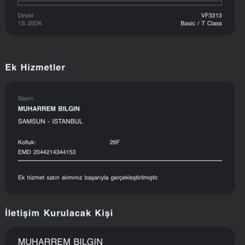 Check-in Sorunu Ve Koltuk Ücreti Mağduriyeti