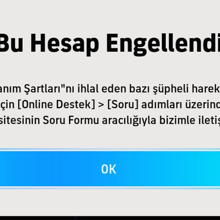 Haksız Ban Ve Hesap Kaybı