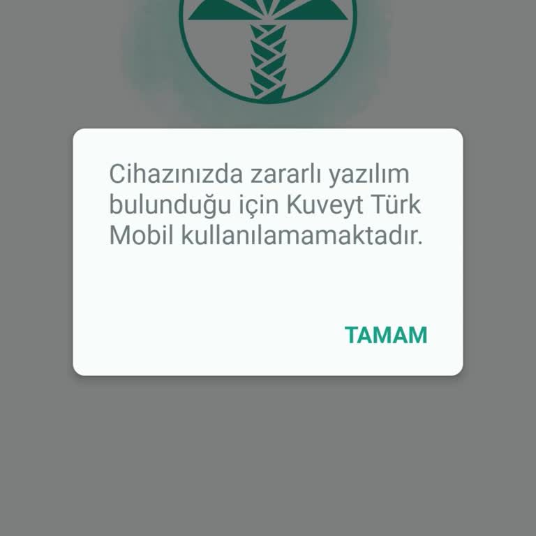 Kuveyt Türk Mobil Uygulama Erişim Sorunu