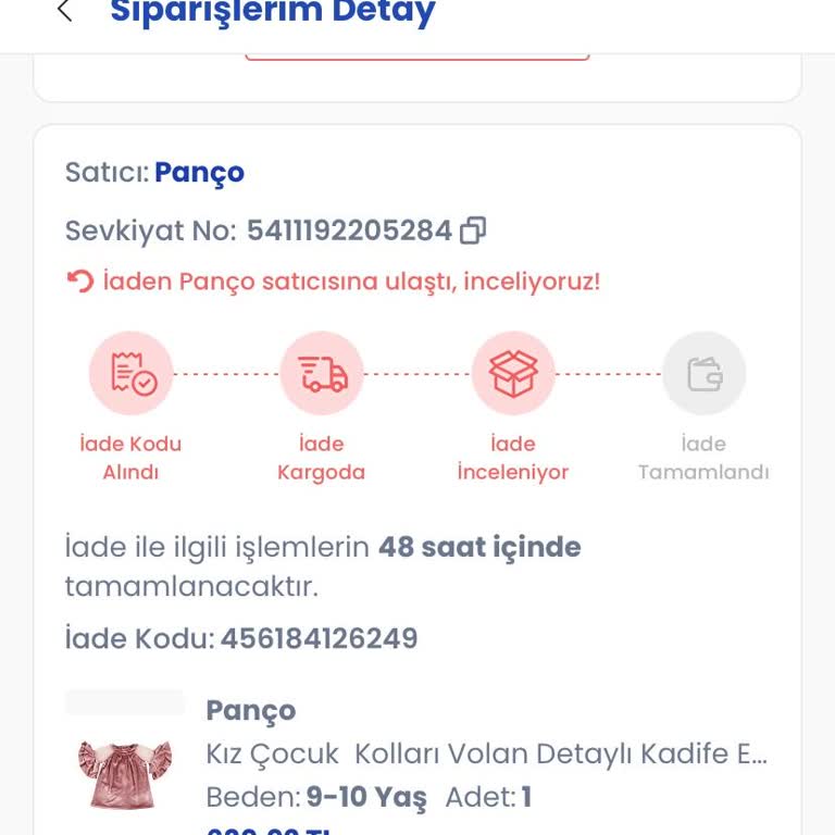 İade Sürecindeki Aksaklık Ve Müşteri Mağduriyeti