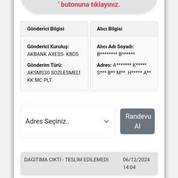 Akbank Kredi Kartı Teslimatında Süregelen Sorunlar