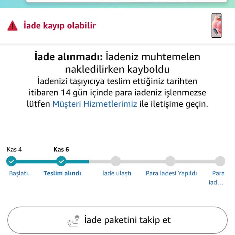 Amazon'dan İade Edilmeyen Telefon: Kayıp Ürün Ve İlgisizlik