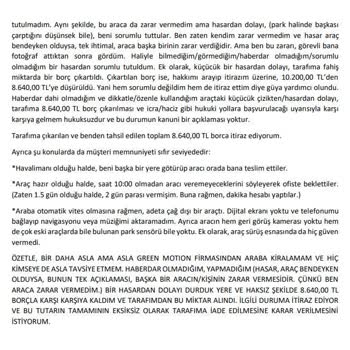 Haksız Hasar İddiası Ve Fahiş Ücret Talebi