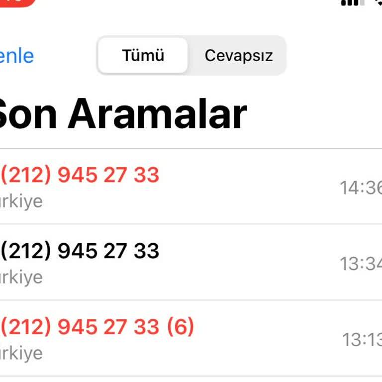 İzinsiz Aramalarla Rahatsız Edilme