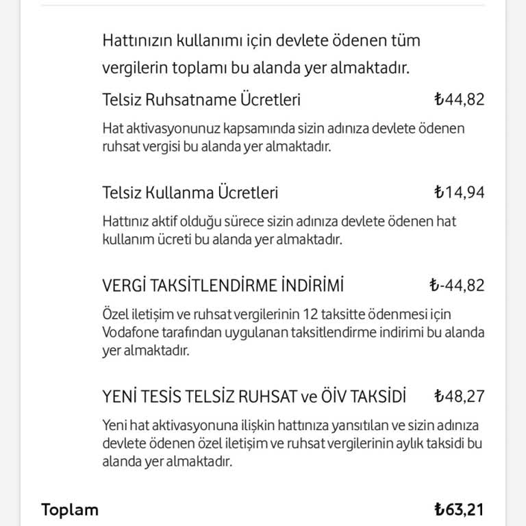 Faturada Beklenmedik Vergi Ve Kesintiler