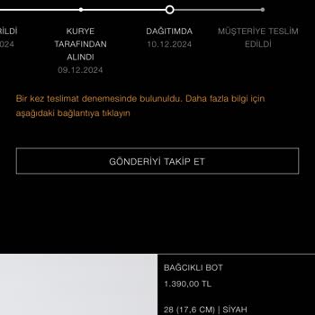 Kargoist Yanıltması: Teslim Edilmeyen Bot