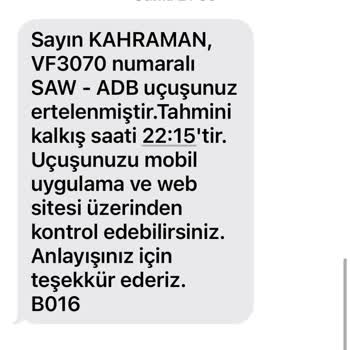 Uçuş Gecikmesi Ve Yetersiz Bilgilendirme Mağduriyeti