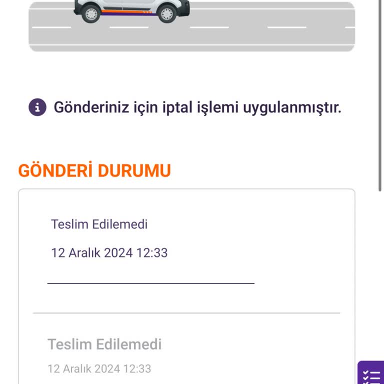 Teslimat İptali Ve Bilgilendirme Eksikliği