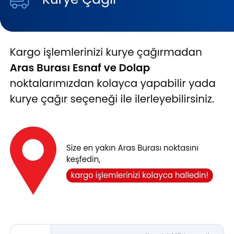 Kurye Çağırma Talebinin İptal Edilememesi Sorunu
