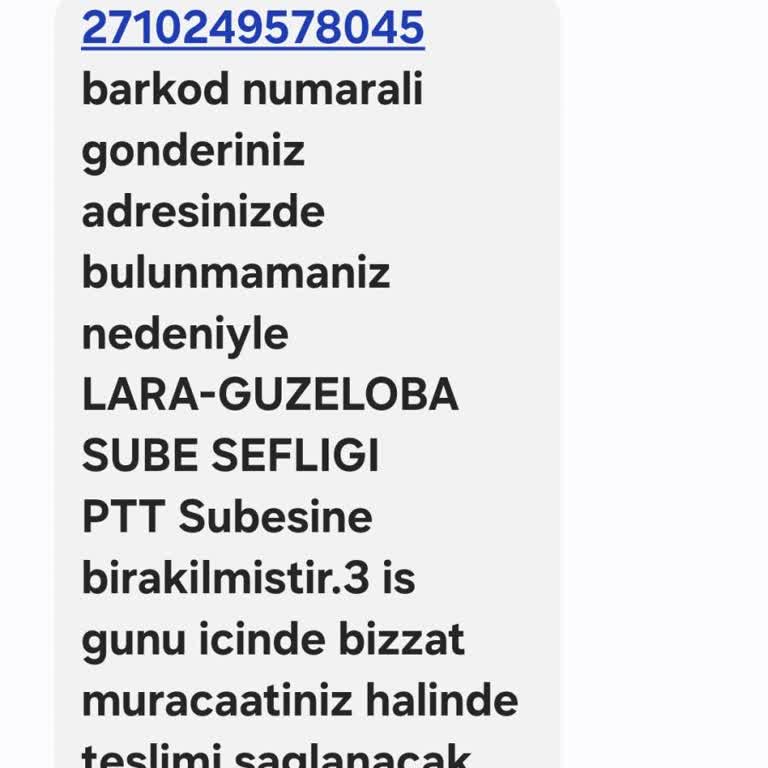 Engelli Bireyin Adresine Teslim Edilmeyen Kargo Sorunu