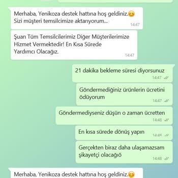 Yanlış Gönderilen Ürünler Ve Uzun Bekleme Süresi