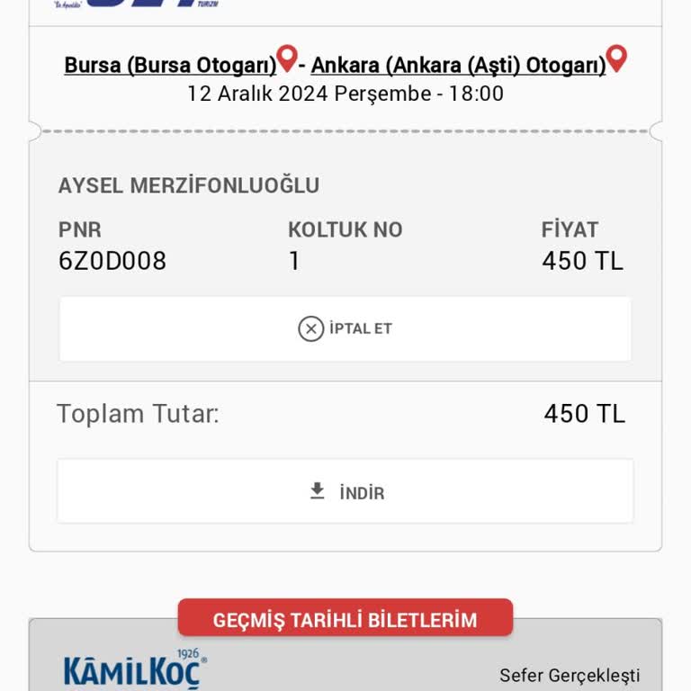 Obilet Ve Jet Turizm Arasında Kalan Müşteri