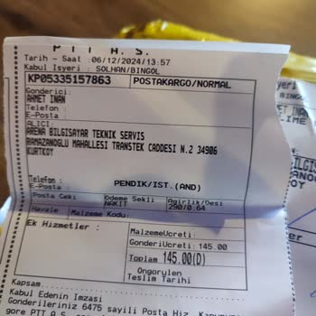 PTT Ve Arena Bilgisayar Arasında Kayıp Kargo Krizi