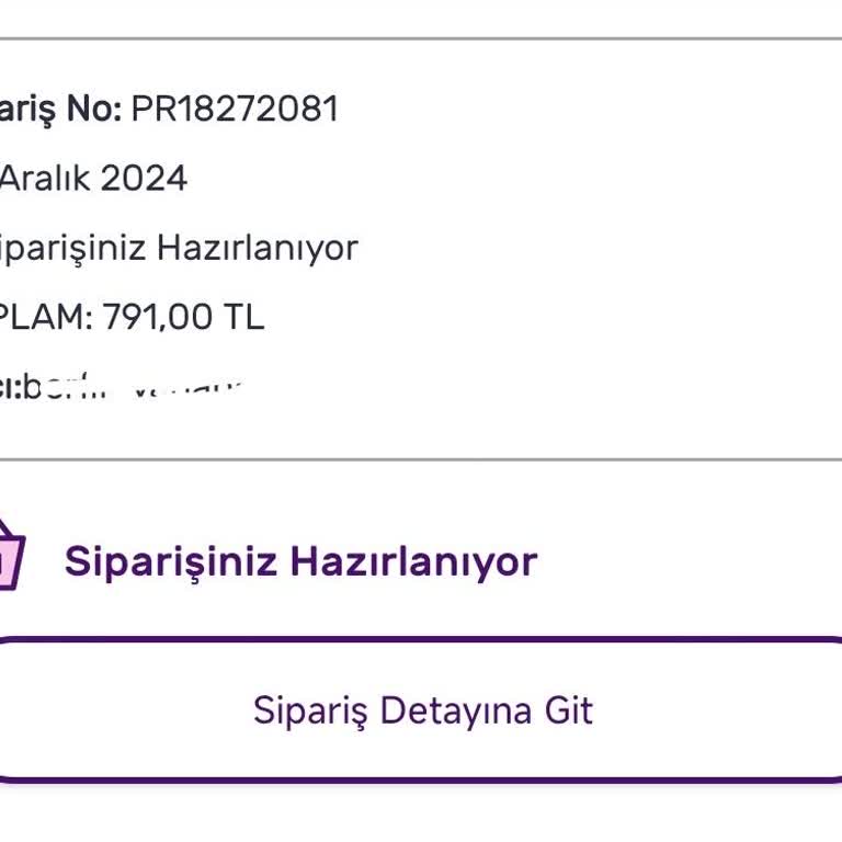 Gratis Online Siparişin Hazırlanma Süresi Sorunu