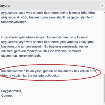 Comnet Ve TurkNet Arasında Müşteri Hizmetleri Çıkmazı