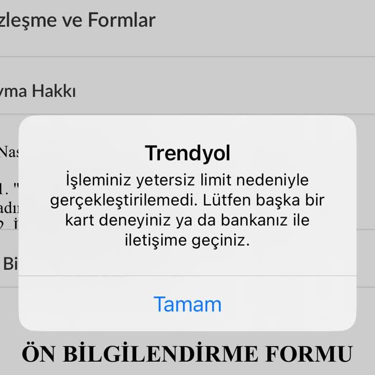 Harçlık Avans Limit Sorunu