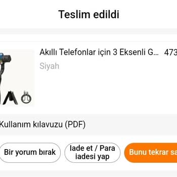 Yeni Gimbal'da Sürekli Cızırtı Sorunu
