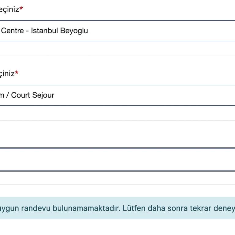 İstanbul Randevu Sıkıntısı