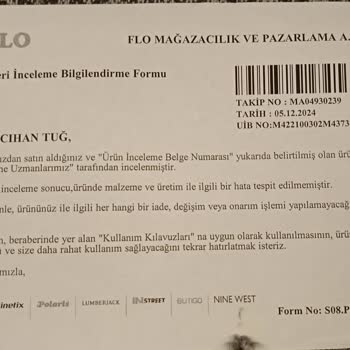 Puma Ayakkabının Hızlı Deformasyonu Ve İade Sorunu