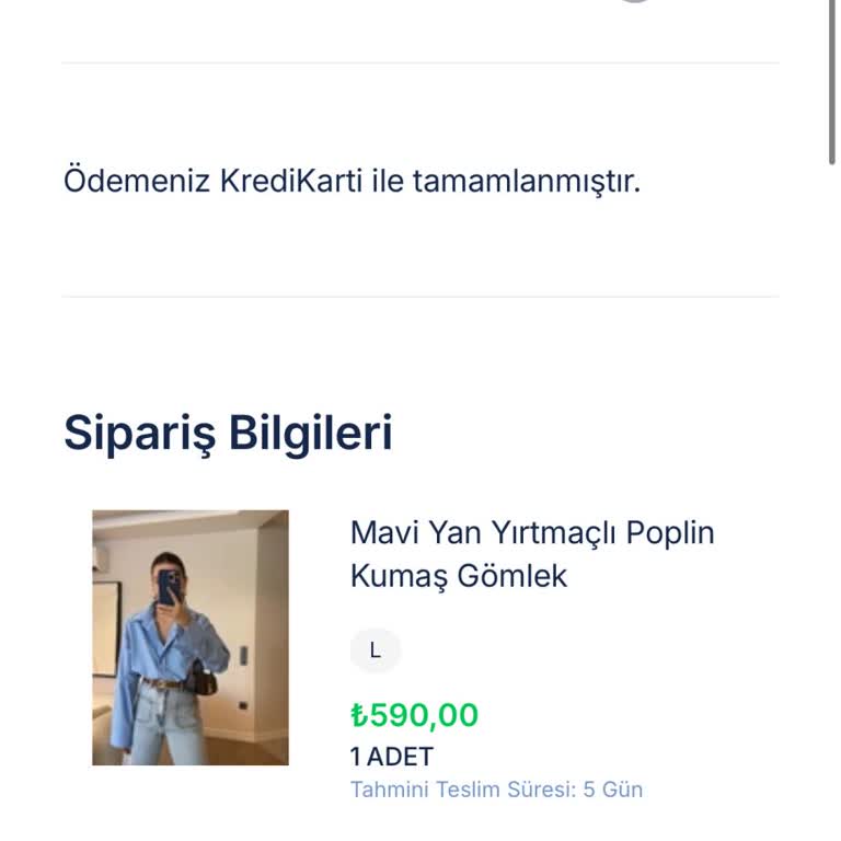 İlayda Çamur | Bi' Butik Teslimat Ve İletişim Sorunları