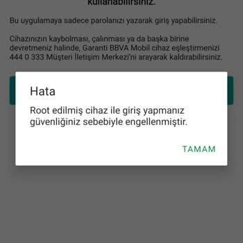 Garanti Bankası Uygulama Erişim Sorunu