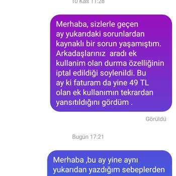 Vodafone Durma Özelliği İptal Sorunu Ve Fazla Fatura Yansıması