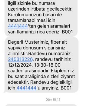 Yanlış Başvuru Nedeniyle Kesilen İnternet Hizmeti