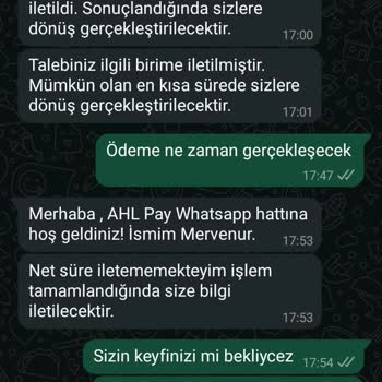 AHL Pay Hesabımda Kaybolan 10 Bin TL