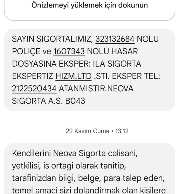 Neova Sigortası: Hasar Dosyası Çözülmüyor!
