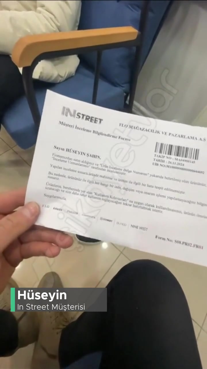 In Street Ürünü 2 Yıl Garanti Kapsamında Olmasına Rağmen Garanti Kabul Edilemedi! videonun kapak resmi