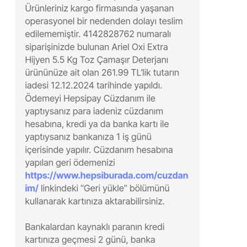 Hepsiburada'da Sipariş Sorunu Ve Mağduriyet