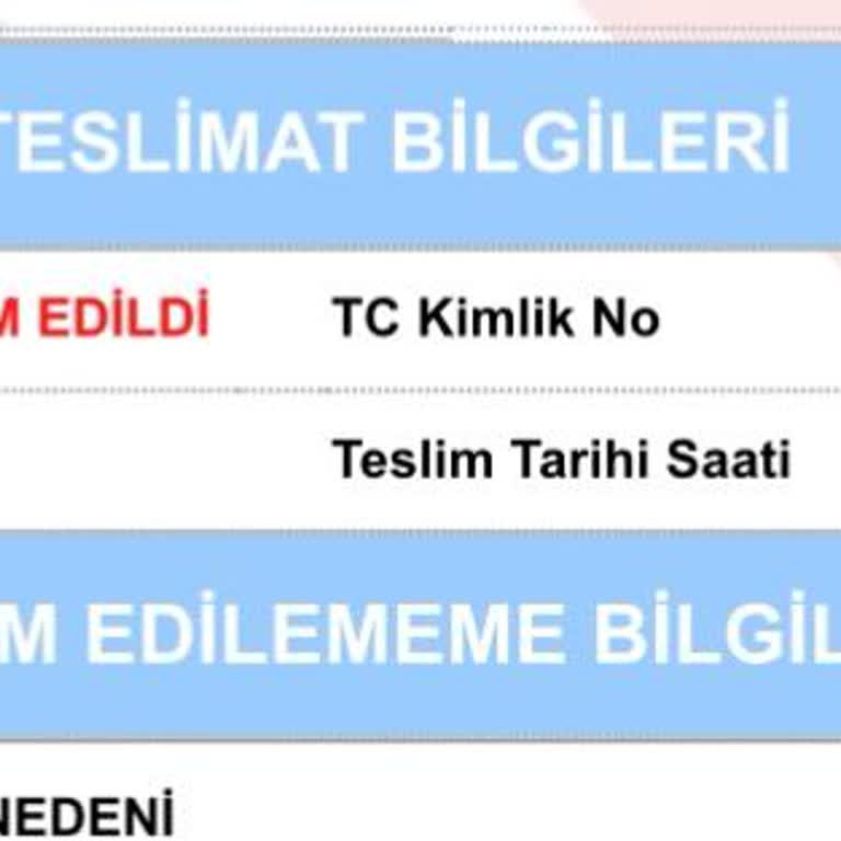 Yanlış Teslimat Bilgisi: Kargo Elime Ulaşmadı