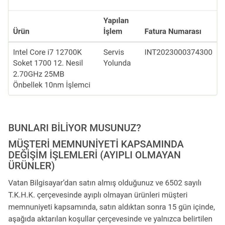 Vatan Bilgisayar'da Hayal Kırıklığı: Uzayan Garanti Süreci