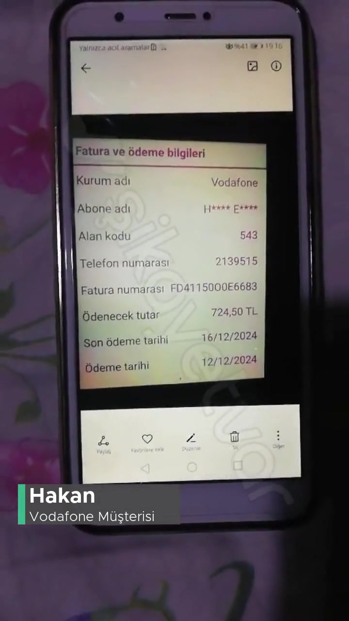 Vodafone Yüksek Fatura Ödemesi! videonun kapak resmi