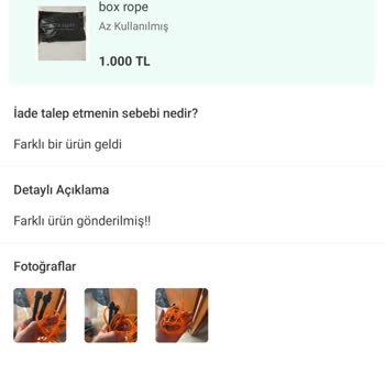 Dolap'ta Haksız İade Mağduriyeti