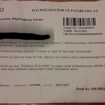 FLO Mağazasından Aldığımız Ayakkabının Kalitesizliği Ve İade Sorunu
