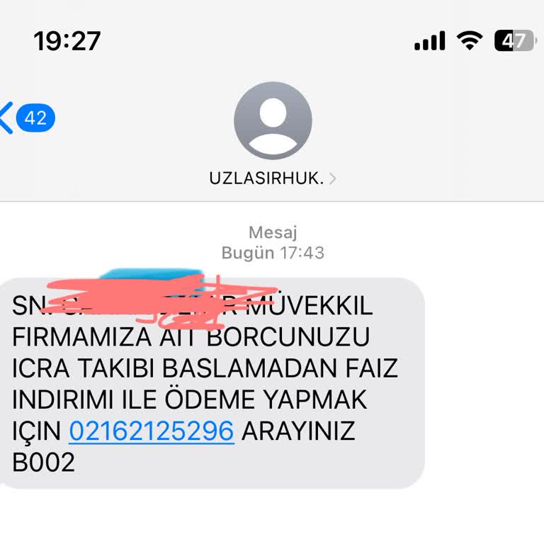 Hatalı Borç Bildirimi