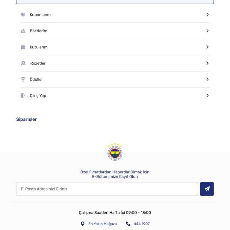Fenerium'dan Sipariş Verdim, Siparişim Görünmüyor!