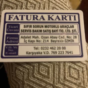 Yanlış Fatura Bilgileri Ve İlgisiz Hizmet