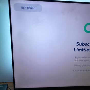 Philips Ambilight TV'de Ekran Sorunu Ve Destek Talebi